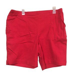 Just My Size Red Rover Chino Shorts Size 2X